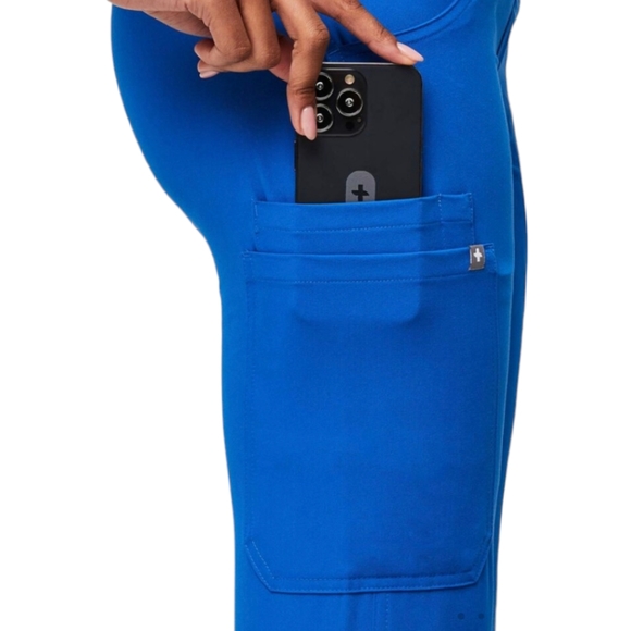 FIGS Kade Cargo Scrub Pants Royal Blue XS - Picture 5 of 11